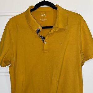 Gold Armani Exchange Men’s Polo